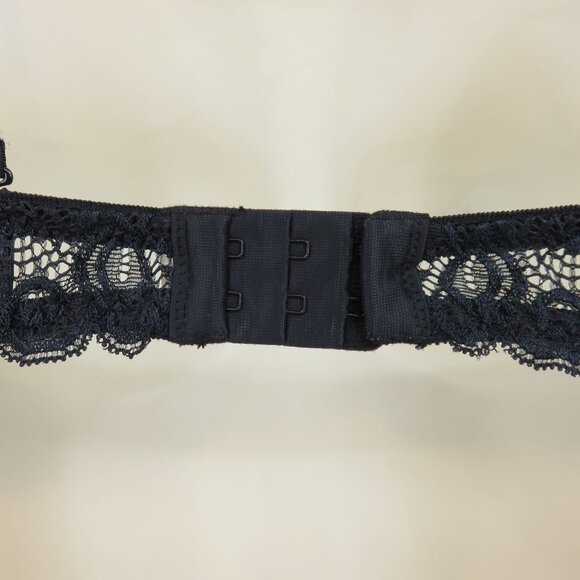 Maidenform 34B Sweet Nothings Bra Style 08104 Animal Print Black Lace Underwire - Picture 6 of 15